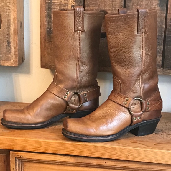 Frye Shoes - Frye Harness 12R Moto Biker Boots Size 9.5